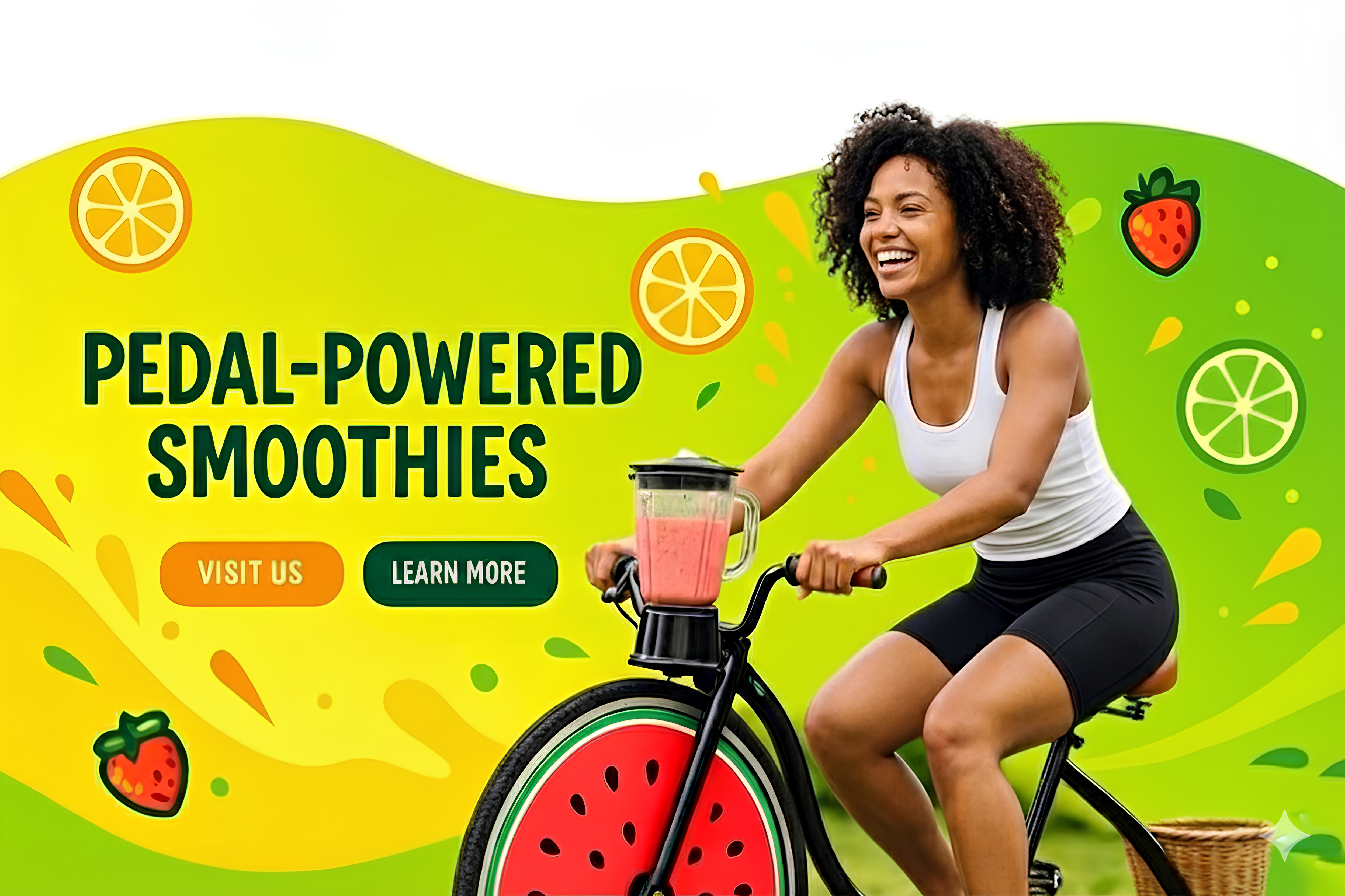 Pedal-Powered Smoothies
